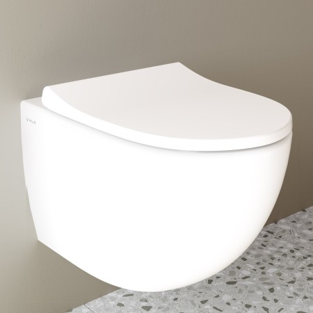 VitrA Sento Wand-WC VitrA Flush 2.0, Tiefspüler ohne Spülrand