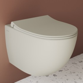 VitrA Sento Wand-WC VitrA Flush 2.0, Tiefspüler ohne Spülrand