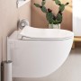 VitrA Sento Wand-WC VitrA Flush 2.0, Tiefspüler ohne Spülrand