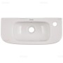 Duravit D-Code Handwaschbecken 50 cm 1 Hahnloch rechts durchgestochen