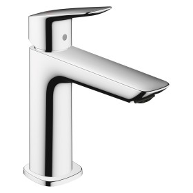 hansgrohe Logis Einhebel-Waschtischarmatur 110 Fine CoolStart mit Zugstangen-Ablaufgarnitur