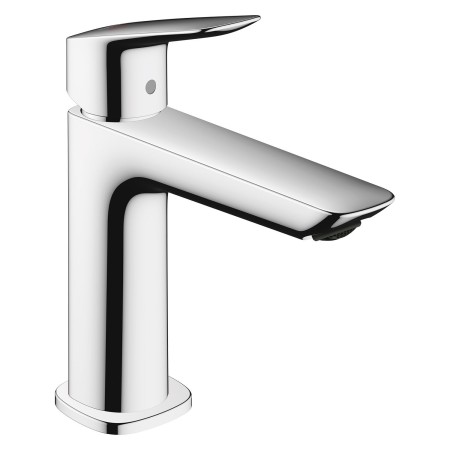 hansgrohe Logis Einhebel-Waschtischarmatur 110 Fine CoolStart mit Zugstangen-Ablaufgarnitur