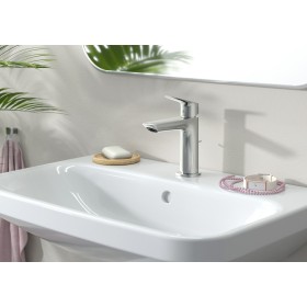 Robinetterie de lavabo monocommande hansgrohe Logis 110 Fine CoolStart avec vidage à tirette