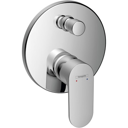 hansgrohe Rebris S Einhebel-Wannenarmatur Unterputz mit integrierter Sicherungskombination für iBox universal