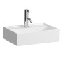 LAUFEN Kartell Handwaschbecken 45 x 34 cm, mit 1 Hahnloch, ohne Überlauf