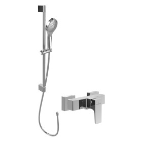 Villeroy & Boch Taro Duschgarnitur mit Brausestange, Handbrause und Aufputz-Duscharmatur