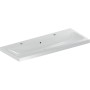 Geberit iCon Light Waschtisch 120 cm mit 2 Hahnlöchern und Überlauf