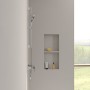 Villeroy & Boch Taro Duschgarnitur mit Brausestange, Handbrause und Aufputz-Duscharmatur