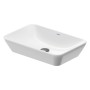 Duravit D-Neo Aufsatzbecken 60 cm, ohne Hahnloch, ohne Überlauf