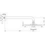 hansgrohe Raindance S Kopfbrause 240 1jet mit Brausearm