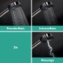hansgrohe Pulsify Select S Brausesystem 105 3 Strahlarten Relaxation wassersparend, mit Ecostat Fine und Duschstange 90 cm