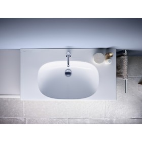 Geberit Acanto Waschtisch mit Ablagefläche 75 x 48,2 cm