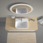 Duravit Happy D.2 Plus Aufsatzbecken 50 cm weiß, mit Überlauf, 1 Hahnloch