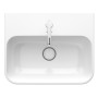 Duravit Happy D.2 Plus Aufsatzbecken 50 cm weiß, mit Überlauf, 1 Hahnloch