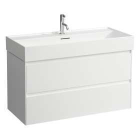 Lavabo LAUFEN Kartell 100 x 46 cm, con 1 foro per rubinetto, con troppopieno