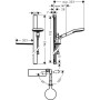 hansgrohe Raindance Select S 120 3jet / Unica' E Brausestange-Set  90 cm