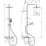 hansgrohe Vernis Shape Duschsystem 240 1 Strahlart mit Wannenthermostat