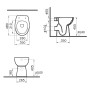 VitrA Conforma Stand-WC, VitrA Flush 2.0, Tiefspüler + 6 cm