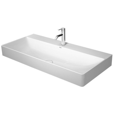 Duravit DuraSquare Waschtisch mit 1 Hahnloch, 100 x 47 cm