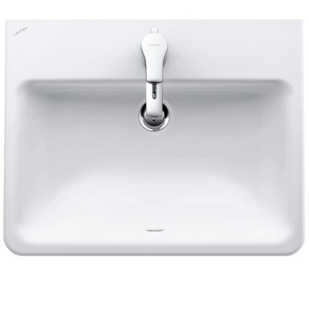 LAUFEN PRO S Einbauwaschtisch 56 cm von oben mit Hahnloch und Überlauf