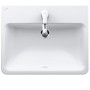 LAUFEN PRO S Einbauwaschtisch 56 cm von oben mit Hahnloch und Überlauf