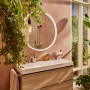 hansgrohe Xelu Q Waschbecken 120 x 48 cm ungeschliffen, mit 2x 1 Hahnloch