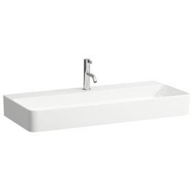 LAUFEN Val Aufsatzwaschtisch 95 x 42 cm mit 1 Hahnloch, ohne Überlauf