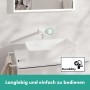 hansgrohe Tecturis E Einhebel-Waschtischarmatur Unterputz für Wandmontage wassersparend+ mit Auslauf 22,5 cm