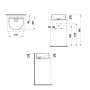 LAUFEN Sonar Waschtisch-Schale 41 x 36,5 cm