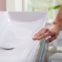 hansgrohe Xelu Q Handwaschbecken mit Ablage links 36 x 25 cm