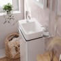hansgrohe Xelu Q Handwaschbecken mit Ablage links 36 x 25 cm