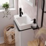 hansgrohe Xelu Q Handwaschbecken mit Ablage links 36 x 25 cm