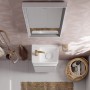 hansgrohe Xelu Q Handwaschbecken mit Ablage links 36 x 25 cm