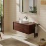 hansgrohe Xuniva S Aufsatzwaschtisch rund Ø 45 cm, mit 1 Hahnloch und Überlauf, mit SmartClean