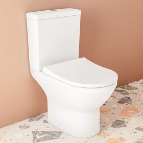VitrA Integra Stand-WC VitrA Flush 2.0, open back, Tiefspüler ohne Spülrand