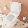 VitrA Integra Stand-WC VitrA Flush 2.0, open back, Tiefspüler ohne Spülrand