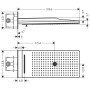 hansgrohe Rainmaker Select Kopfbrause 580 3jet EcoSmart mit Wandanschluss