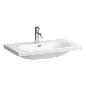 LAUFEN LUA Waschtisch 80 x 46 cm mit Hahnloch, mit Überlauf