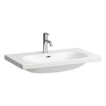 LAUFEN LUA Waschtisch 80 x 46 cm mit Hahnloch, mit Überlauf