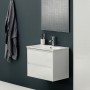LAUFEN LUA Waschtisch 80 x 46 cm mit Hahnloch, mit Überlauf