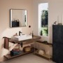 hansgrohe Xanuia Q Aufsatzwaschtisch geschliffen 650/480 mit Hahnloch und Überlauf