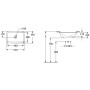 Villeroy & Boch Loop & Friends Unterbauwaschbecken rechteckig 51 x 34 cm, mit Überlauf