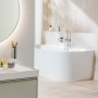 LAUFEN MEDA Vorwand-Badewanne 180 x 80 cm mit Schürze