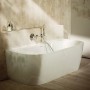 LAUFEN MEDA Vorwand-Badewanne 180 x 80 cm mit Schürze