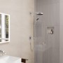 hansgrohe Rainfinity Duschset 130 3 Strahlarten mit Duschstange 90 cm