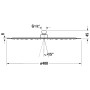 Duravit Kopfbrause 1jet Ø 40 cm