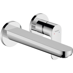 hansgrohe Rebris S Einhebel-Waschtischarmatur Unterputz für Wandmontage mit Auslauf 20 cm