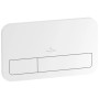 Villeroy & Boch Architectura WC-Set mit Vorwandelement und Betätigungsplatte