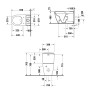 Duravit ME by Starck Stand-WC Rimless für WC- Kombination