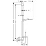 hansgrohe Raindance Select S 120 3jet EcoSmart / Unica'S Puro Brausestange 90 cm